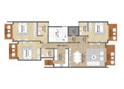 ADANI BRAHMA SAMSARA Sec 60 Floor Plan