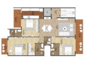 ADANI BRAHMA SAMSARA Sec 60 Floor Plan